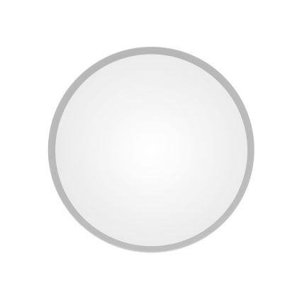 Plafón de exterior con sensor CLEO 2xE27/24W/230V ø 30 cm gris IP54