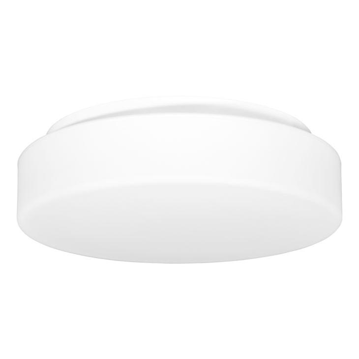 Plafón de exterior con sensor HECTOR 1xE27/60W/230V diá. 30 cm IP44 ópalo blanco