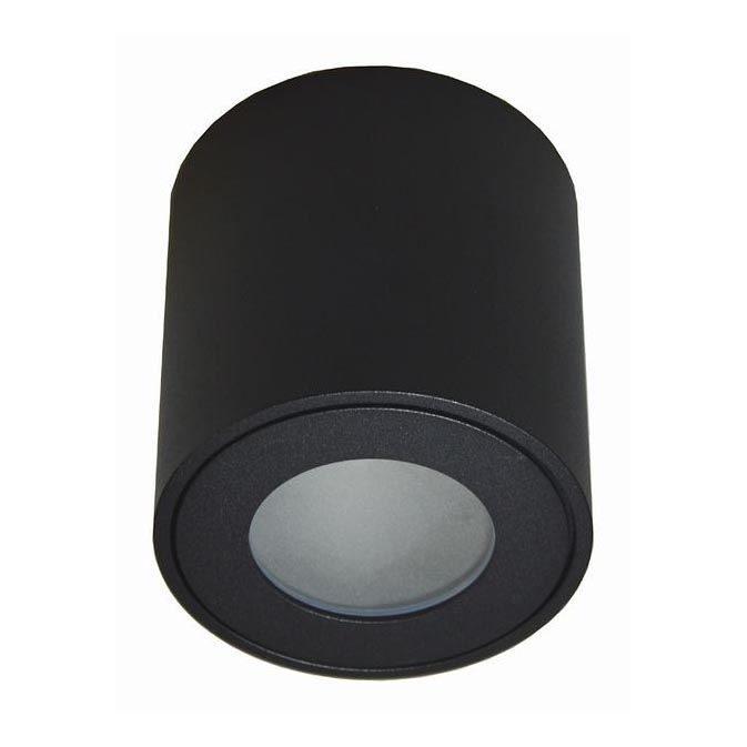 Plafón de exterior FARA 1xGU10/50W/230V IP54 negro