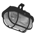 Plafón de exterior OVAL 1xE27/60W/230V IP44 negro