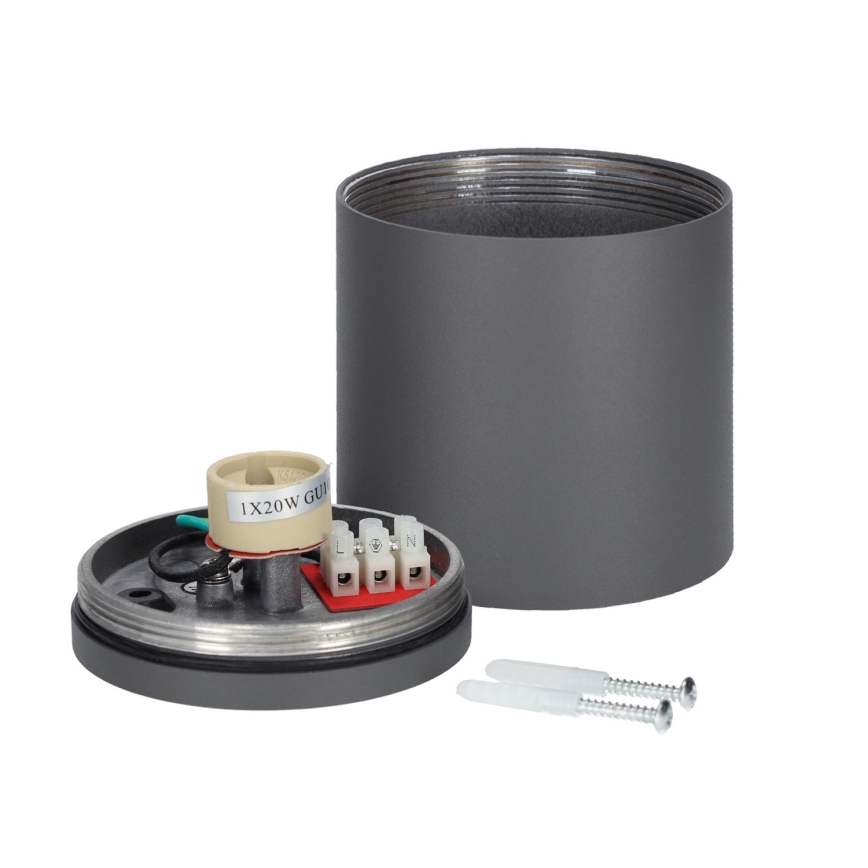 Plafón de exterior QUAZAR 1xGU10/20W/230V IP44
