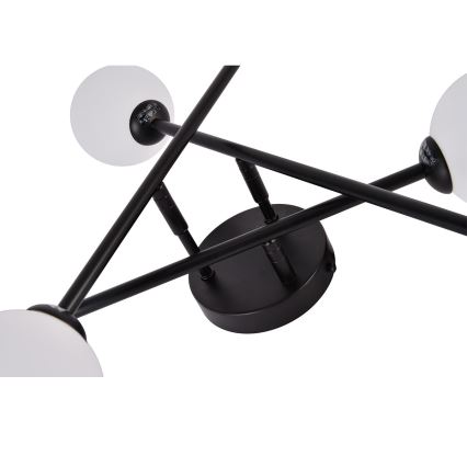 Plafón de techo DORADO 6xG9/28W/230V negro