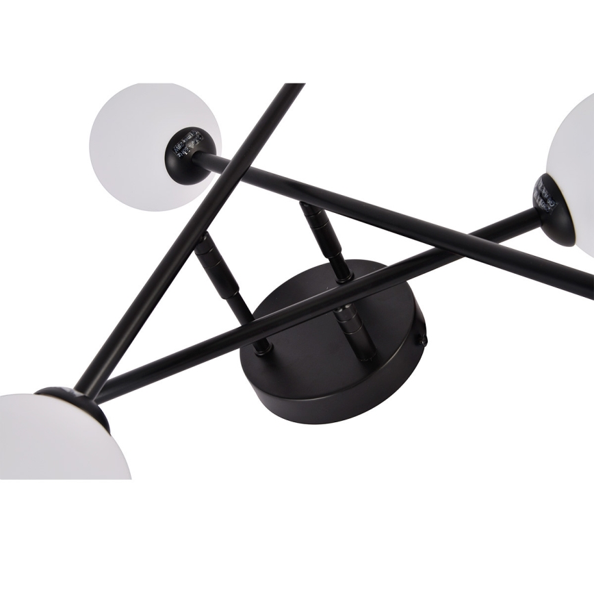 Plafón de techo DORADO 6xG9/28W/230V negro