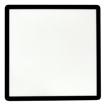 Plafón de techo LED/24W/230V 3000/4000/6500K 30x30 cm negro
