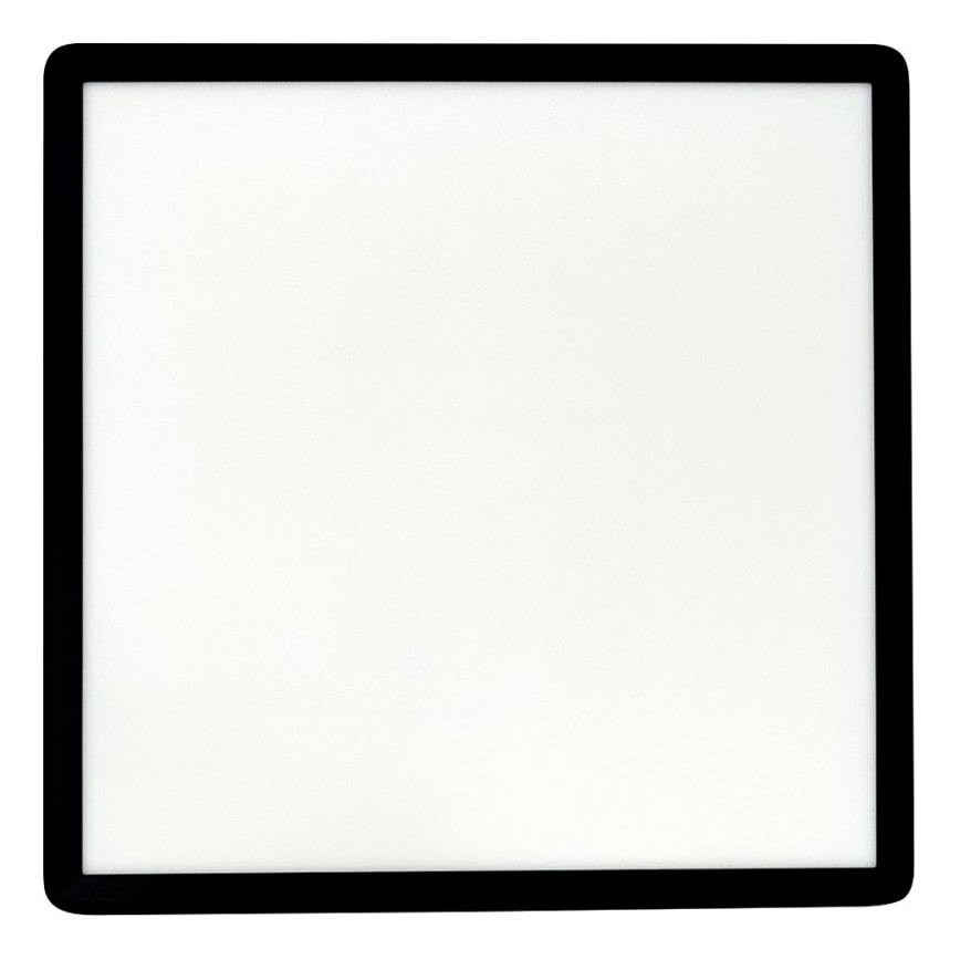 Plafón de techo LED/24W/230V 3000/4000/6500K 30x30 cm negro
