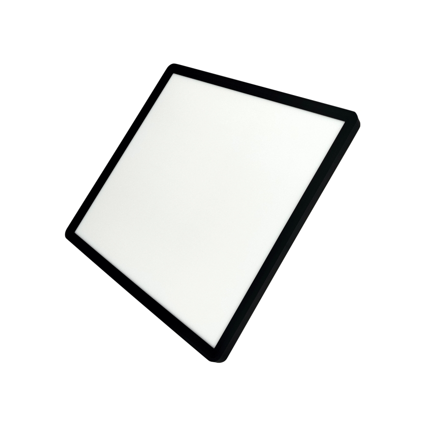 Plafón de techo LED/24W/230V 3000/4000/6500K 30x30 cm negro