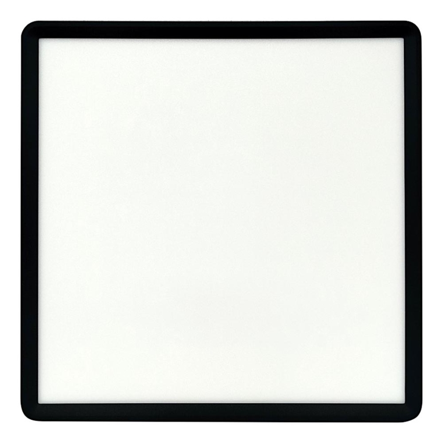 Plafón de techo LED/32W/230V 3000/4000/6500K 40x40 cm negro