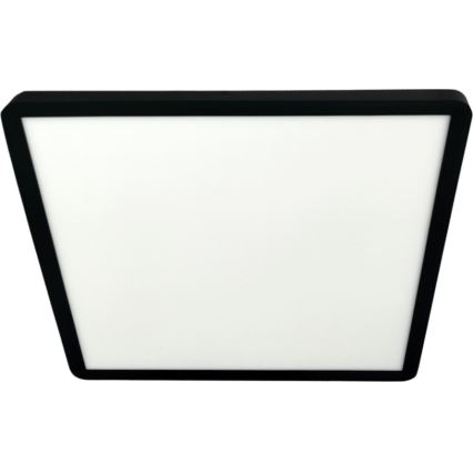 Plafón de techo LED/32W/230V 3000/4000/6500K 40x40 cm negro
