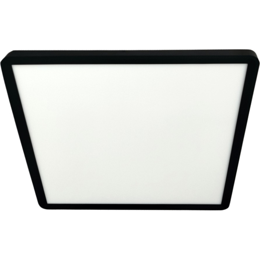 Plafón de techo LED/32W/230V 3000/4000/6500K 40x40 cm negro