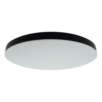 Plafón de techo LED para baño FLUME LED/10W/230V Ø 22,5 cm IP44 negro