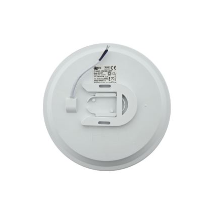 Plafón de techo LED para baño FLUME LED/10W/230V Ø 22,5 cm IP44 negro