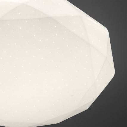 Luminaria de techo LED regulable HEX LED/72W/230V 3000-6000K Ø 50 cm blanca + mando a distancia