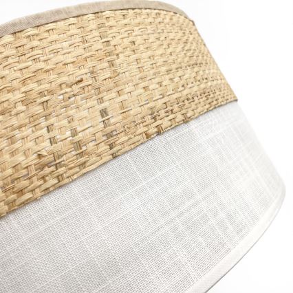 Lámpara de techo LED SIRJA BOHO LED/36W/230V 4000K Ø 45 cm beige/blanco