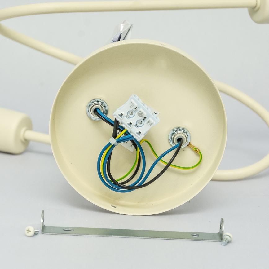 Plafón de techo OXFORD 2xE27/15W/230V crema