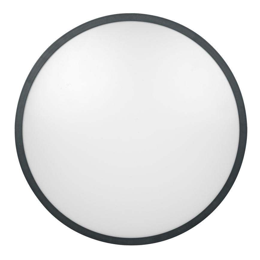 Brilagi - Lámpara de techo LED para baño ZENNA LED/18W/230V Ø 29,5 cm IP44 antracita