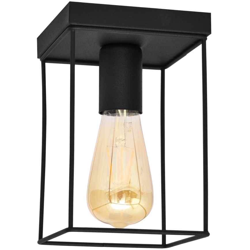 Plafón FINN 1xE27/15W/230V negro