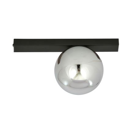 Plafón FIT 1xE14/10W/230V negro/gris