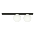 Plafón FIT 2xE14/10W/230V negro/blanco