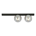 Plafón FIT 2xE14/10W/230V negro/gris