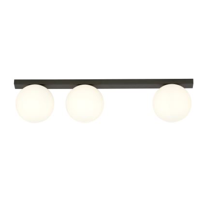 Plafón FIT 3xE14/10W/230V negro/blanco