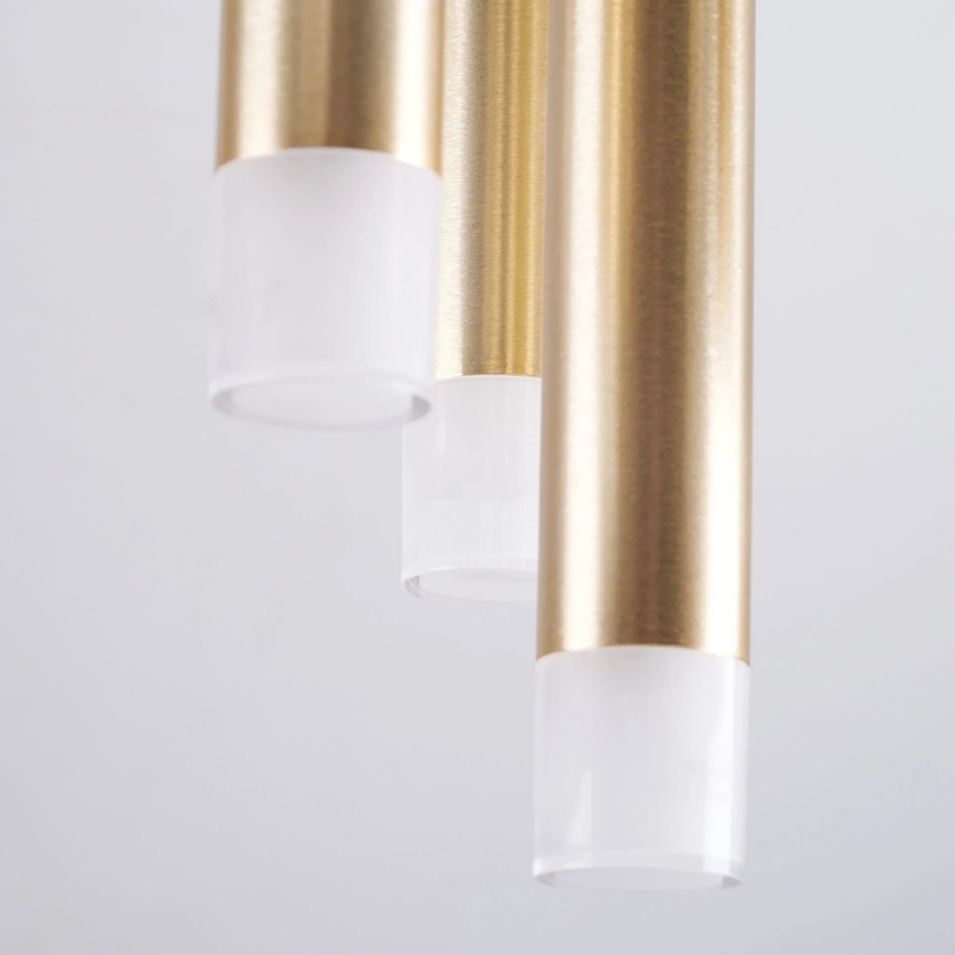 Plafón GLAM 9xG9/8W/230V dorado