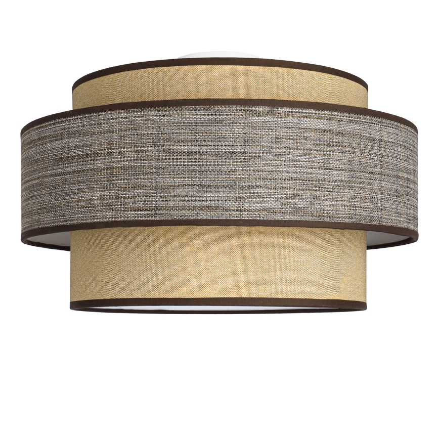 Plafón GRACE 1xE27/60W/230V beige/marrón