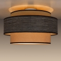 Plafón GRACE 1xE27/60W/230V diá. 40 cm beige/marrón
