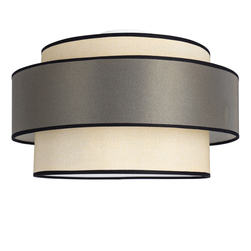 Plafón GRACE 1xE27/60W/230V diá. 40 cm color crema/gris