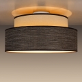 Plafón GRACE 1xE27/60W/230V diá. 40 cm color crema/marrón