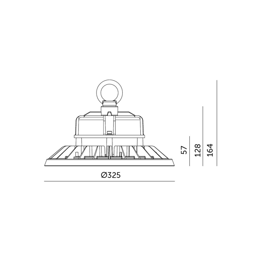 Plafón industrial LED RIO PRO HIGHBAY LED/200W/230V 4000K IP65