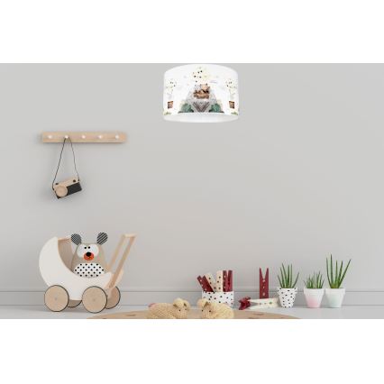 Plafón infantil BEARS 1xE27/60W/230V