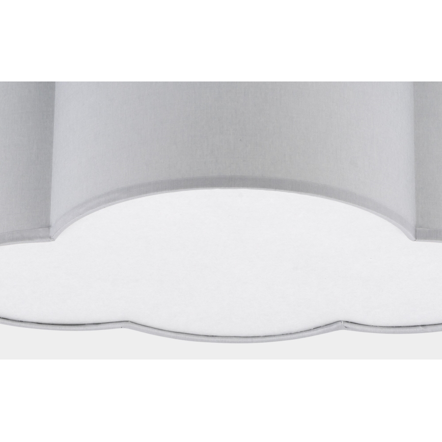 Plafón infantil CLOUD MINI 2xE27/15W/230V gris