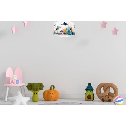 Plafón infantil OCEAN 1xE27/60W/230V