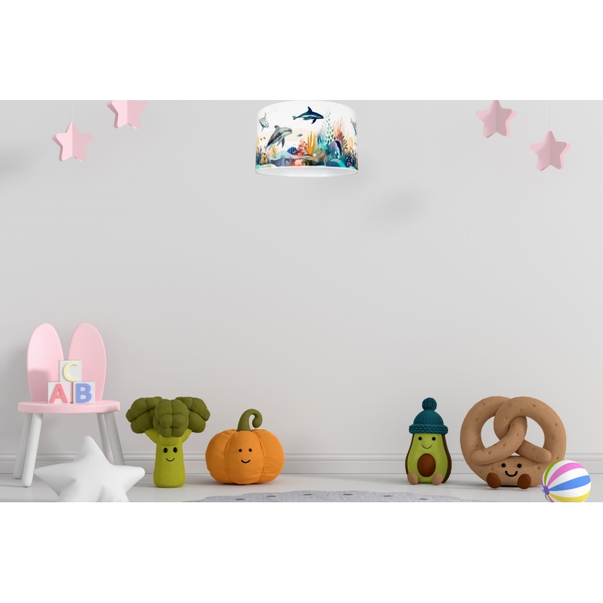 Plafón infantil OCEAN 1xE27/60W/230V