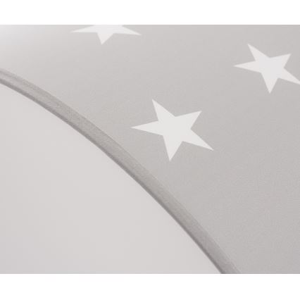 Plafón infantil STARS GREY 2xE27/60W/230V gris