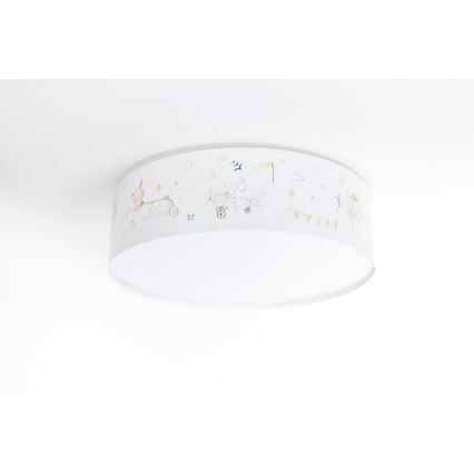 Plafón infantil SWEET DREAMS 2xE27/60W/230V diá. 40 cm