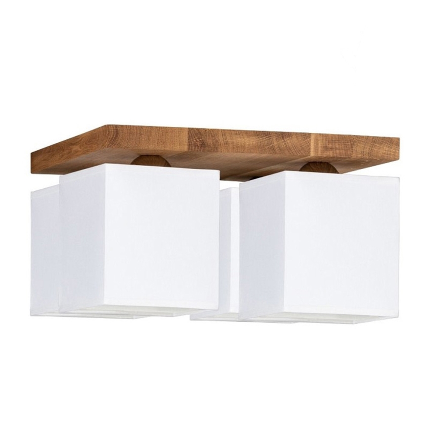 Plafón INGER 4xE27/25W/230V roble