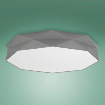 Plafón KANTOOR 6xE27/15W/230V gris