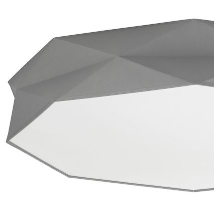 Plafón KANTOOR 6xE27/15W/230V gris