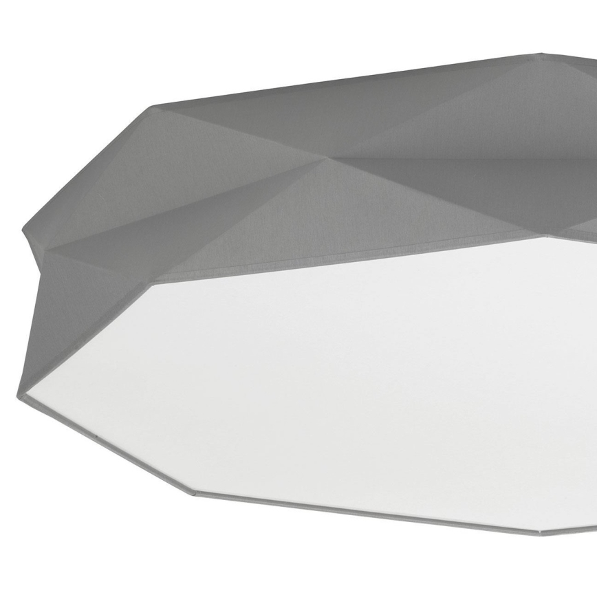 Plafón KANTOOR 6xE27/15W/230V gris