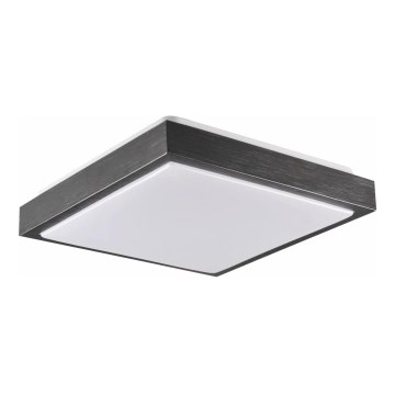 Plafón KAZIMIERZ 2xE27/20W/230V 29,5x29,5 cm negro