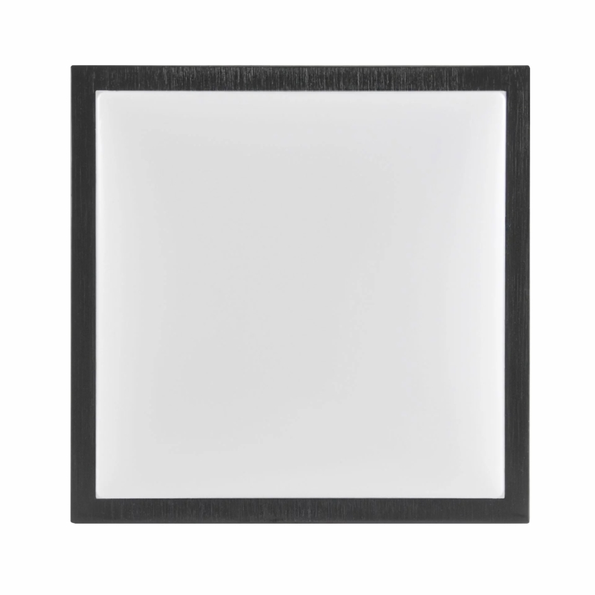 Plafón KAZIMIERZ 2xE27/20W/230V 29,5x29,5 cm negro