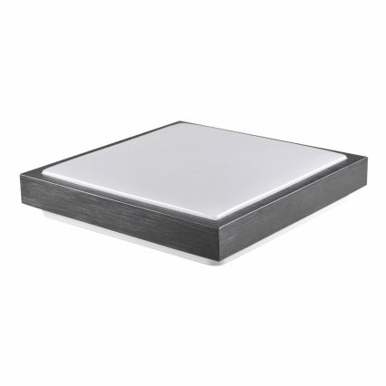 Plafón KAZIMIERZ 2xE27/20W/230V 29,5x29,5 cm negro
