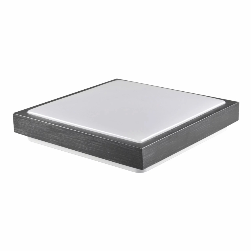 Plafón KAZIMIERZ 2xE27/20W/230V 29,5x29,5 cm negro