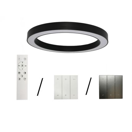 Plafón LED 100W 230V 3000/4000/6500K Ø 100 cm, negro