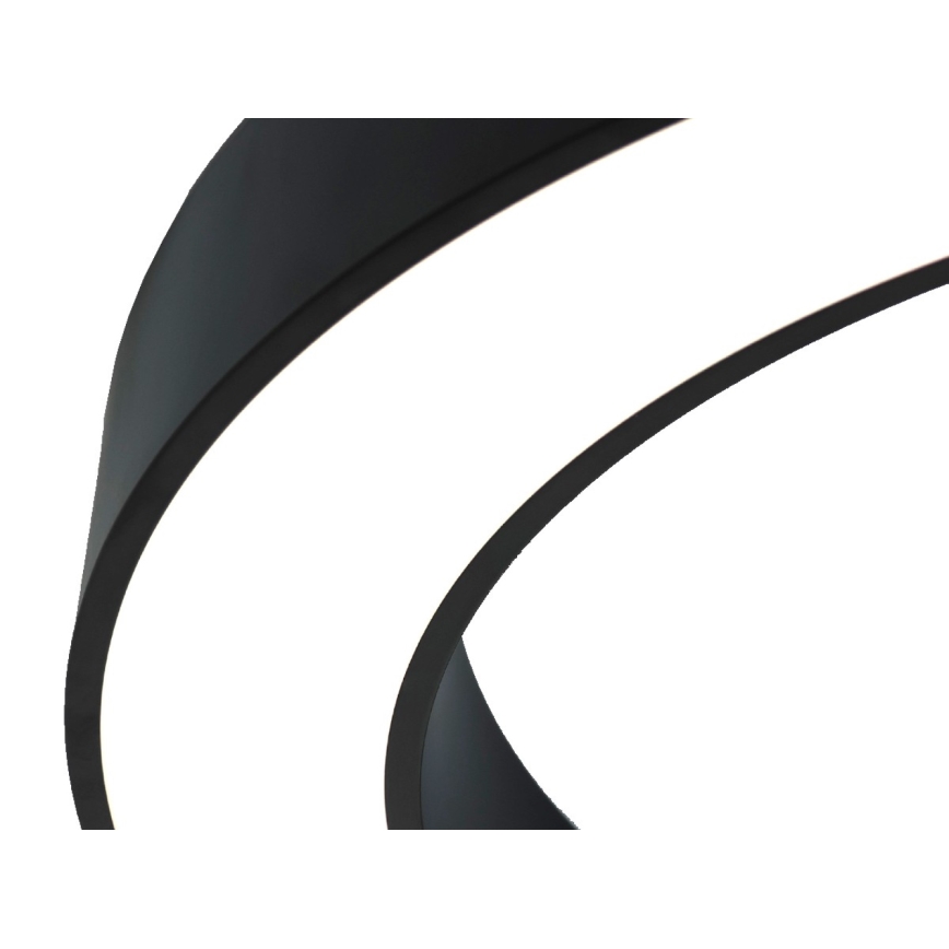 Plafón LED 100W 230V 3000/4000/6500K Ø 100 cm, negro