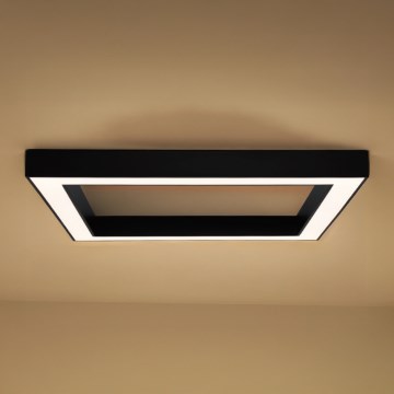 Plafón LED/130W/230V 3000/4000/6500K 100x100 cm negro