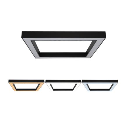 Plafón LED/130W/230V 3000/4000/6500K 100x100 cm negro