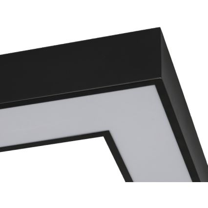 Plafón LED/130W/230V 3000/4000/6500K 100x100 cm negro