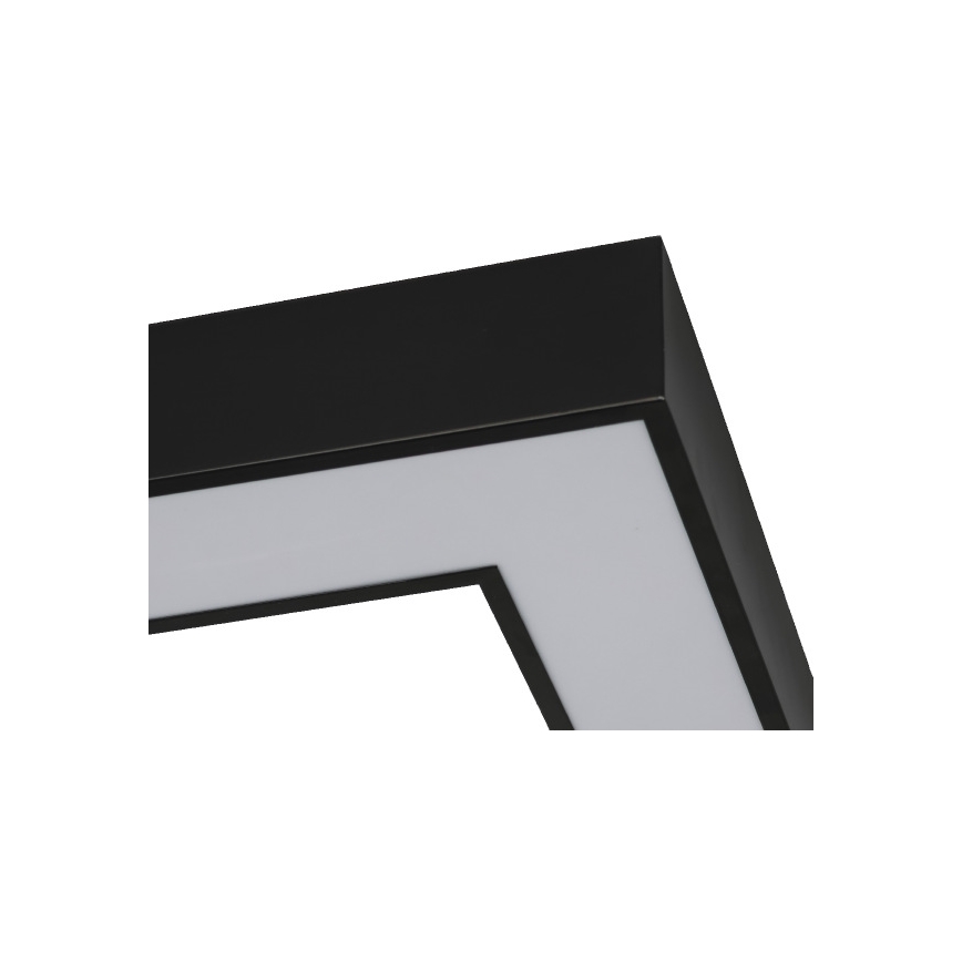 Plafón LED/130W/230V 3000/4000/6500K 100x100 cm negro